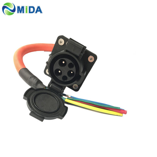 China SAE J1772 40A Type1 EV Socket with 5m Cable Featured Image