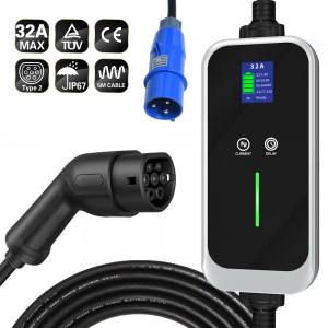 2022 Hot Sale Adjustable Home Evse Portable ev car charger type 2 controller