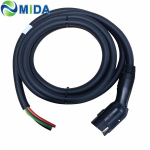 80A Type1 J1772 Connector AC Charging Plug with 5m Cable