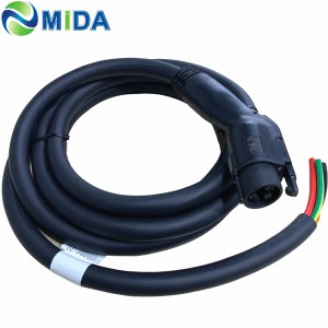 Type1  plug 80A J1772 With 5m AC fast charging cable