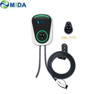 32A 7KW Type 1 WallBox EV Charging Station with Wifi APP