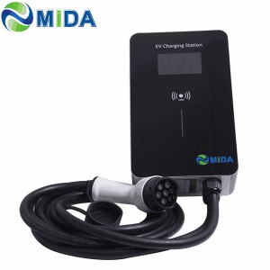 16A  3.6KW type2 IEC61851 MIDA-EVST-3.6KW Wall Mounted EV Charging Point