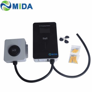 16A  3.6KW type2 IEC61851 MIDA-EVST-3.6KW Wall Mounted EV Charging Point